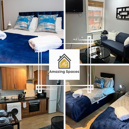 City Centre 2 Bed Flat Sleeps 3 For Work And Leisure With Free Wifi By Amazing Spaces Relocations Ltd ワーリントン エクステリア 写真